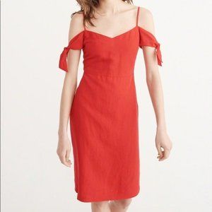 ABERCROMBIE & FITCH Summer Linen Tie Dress- sz 4